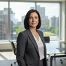 Healthcare executive woman in professional business attire
